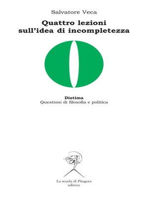 cover image of Quattro lezioni sull'idea di incompletezza
